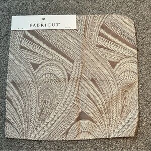 Fabricut Fabric Sample Remnant Bowsprit Driftwood Crafts Rayon Polyester